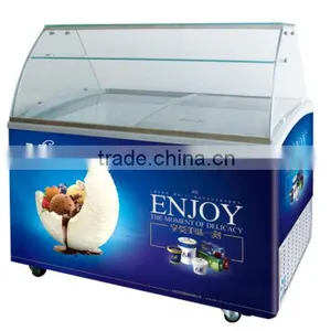 All Kinds Commericial Freezer Ice Cream Display Chest Freezer Showcase thumbnail-6