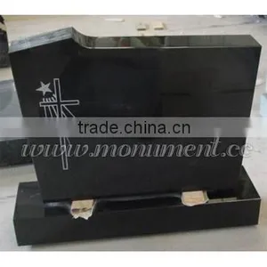 Shanxi Black Granite Tombstone thumbnail-1