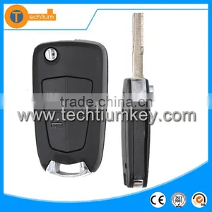 Car Master Flip Remote Smart Key Chave Blank Shell With Hu43blade 3 Buttons for Opel Astra h g Vectra Zafira Corsa Insignia thumbnail-2