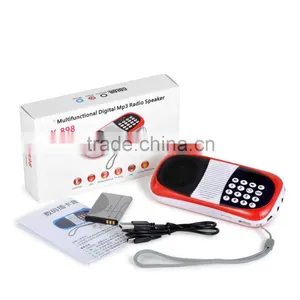 Portable Radio Plastic Y-898 With 40mm Speaker Unit fm Online Radio Stations Components From China thumbnail-2