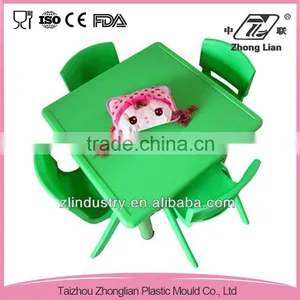School Plastic Colorful Cheap Eco-friendly Tables and Chair Sets thumbnail-2