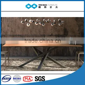 TB Latest Modern Wood Furniture Exotic Wood Dining Tables thumbnail-1