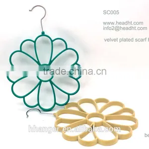 Velvet Flocked Jewelry Hanger Tie Hange thumbnail-3