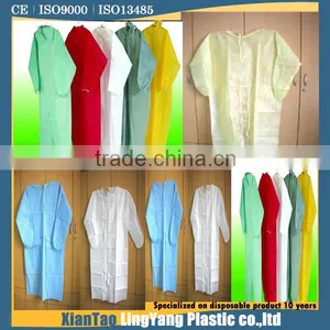 Colorful Disposable Nonwoven Dental Hospital Gown thumbnail-1