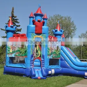 2016 New Inflatable Bouncer Combo,Inflatable Brave Knight Combo thumbnail-4