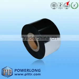 1 Inch Black Wax Barcode Ribbon thumbnail-1