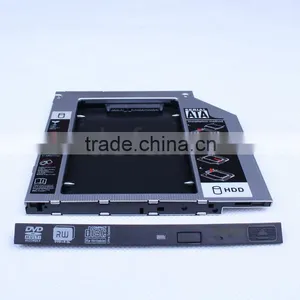 9.5mm SATA 2nd Harddisk Case HDD Caddy Adapter For Lenovo IdeaPad Y510P Y510PT thumbnail-1
