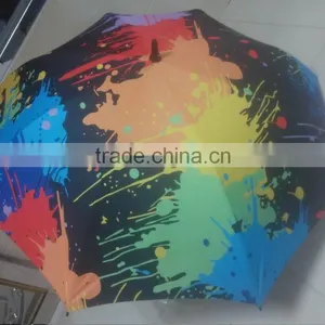 2015 Low MOQ Funny Lexus Multi-color Golf Umbrella thumbnail-2
