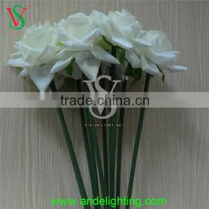 Home Decoration Decorative White Rose Artificial Flower thumbnail-6