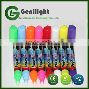 RAINBOW CHALK LIQUID CHALK PENS 15MM LARGE WET WIPE MARKERS thumbnail-5
