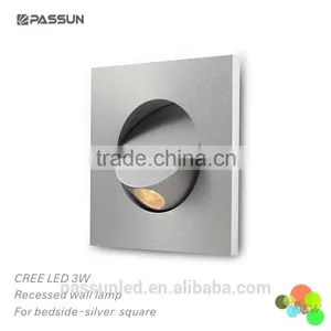 High Quality Square Indoor Recessed Led Bedside Light thumbnail-4