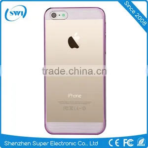 Comma Brand 360 Degree Full Protective Design Electroplating Clear PC Back Cover Case for IPhone 6/6s Plus thumbnail-5