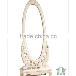 Latest French Style HA-B# Bedroom Furniture Wooden&Glass Full Length Mirror Cheap Dressing Mirror thumbnail-1