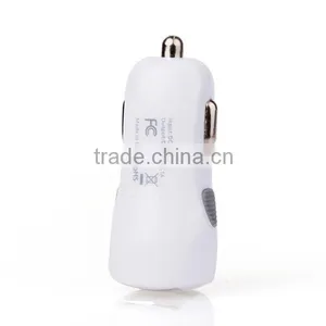 Fast Charging Mini Dual USB Car Charger for Mobile Phone thumbnail-1