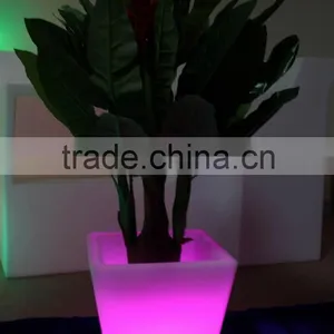 Garden Decoration Led Flower Pot/modern Glowing Led Flower Planter/Led Flower Vases thumbnail-1