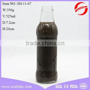 Liquid Packing Glass Juice Bottle With Printing Logo Wholesale thumbnail-3