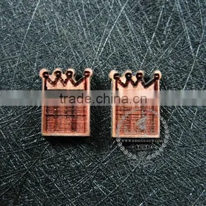 8mm Setting Size Vintage Style Natual Log Wood Bezel Imperial Crown Square Pendant Setting DIY Findings Supplies 1431028 thumbnail-1