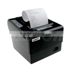 Pos 80 Printer USB+Serial+Lan In Terface Auto Cutter Thermal Printer With Free Driver thumbnail-1