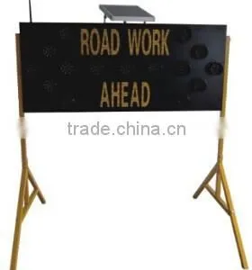 High Luminance Solar LED Construction Sign thumbnail-4