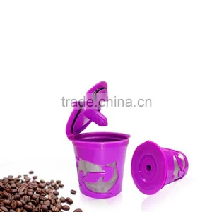 Clever Coffee Capsule Reusable K-Cup Stainless Mesh Filter thumbnail-1
