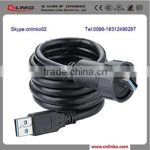 IP67 Usb Connector 3.0 Gold Plated With Tinplate Black Housing thumbnail-4