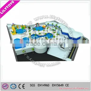 Popular Water Game Land , Combos Inflatable Water Park,commercial Inflatable Water Park on Land ,inflatable Pool Slide thumbnail-2