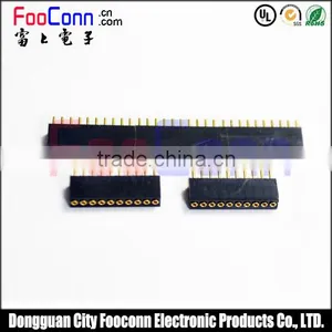 Pitch1.27 Machine Pin Female Connector Straight Dip thumbnail-4