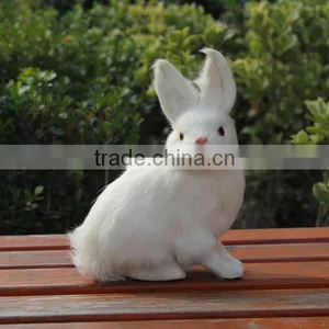 Unstuffed Motorized Plush Animal Rabbit Decoy thumbnail-3