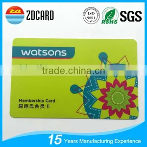 Good Quality Plastic CR80 Gold Membership Card thumbnail-4