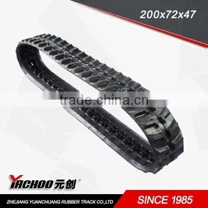 Rubber Track Excavator Track 200x72x47 thumbnail-1