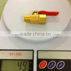 Npt Pneumatic Cheap Small Mini Brass Ball Valve for Water Air Oil and Gas Brass Ball Valve thumbnail-1