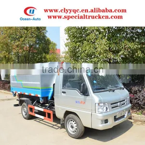 FOTON Small Hook Lift Bin Truck for Sale thumbnail-1