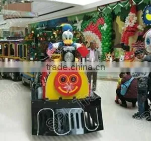 Amusement Park, Trackless Fun Train, CE Approval ,park,Shopping Mall, Indoor Outdoor Use Mini Electric Train, thumbnail-4