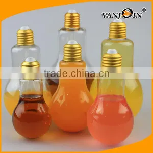 Big Mouth 500ml 700ml Colorful LED The Light Bulb Shape Cup for Juice thumbnail-5