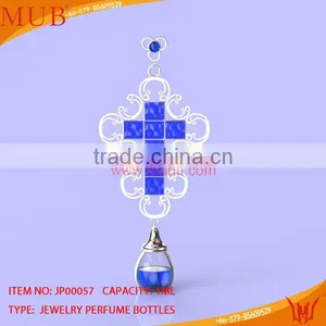 Glass Jewelry Jesus Cross Shape Earring Glass Bottle thumbnail-1