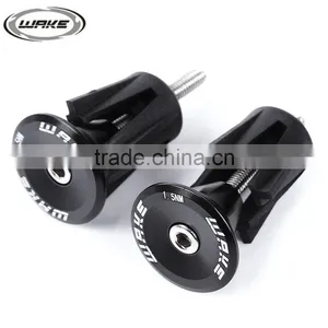 WAKE Paired Aluminum CNC Handlebar Plugs Super Light MTB and Road Bicycle Handlebar Sets 4 Colors thumbnail-1