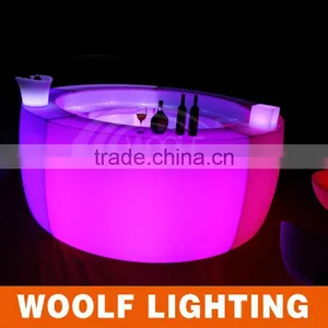 Glow Color Light High Quality Cheap Plastic LED Furniture thumbnail-3