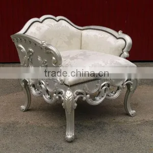 Espana Style Antique Banquet Chair With Low Back thumbnail-1