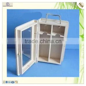 Wholesale Glass Lids Balsa Wooden Wine Bottles Boxes thumbnail-6