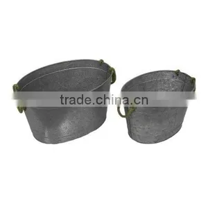 Metal Galvanized Popular Metal Beer Tub | Metal Ice Tub thumbnail-1