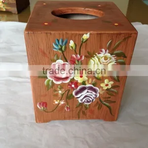 Hand-painted Tissue Box,tissue Paper Box,tissue Paper Holder thumbnail-1