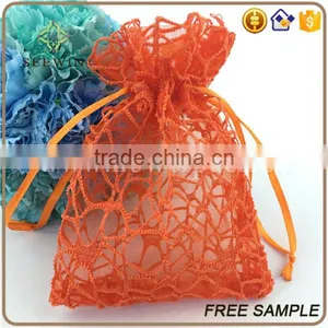 Fancy Sheer Polyester Mesh Bag for Cut Flowers thumbnail-4