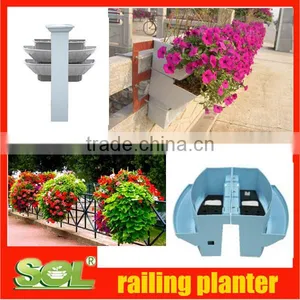 Garden Fence Pot Best Selling Products Wooden Flower Pot Planter thumbnail-1