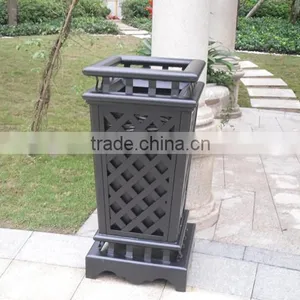 Arlau Outdoor Park Metal Waste Bin thumbnail-4
