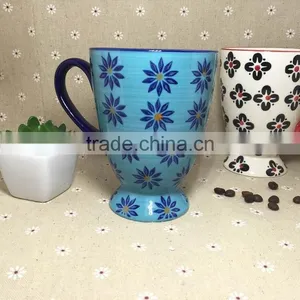 Stocked Hand-painted Ceramic Cup Coffee Cup Cereal Milk Mug thumbnail-3