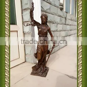 Western Europe Style Bronze Firgure Statue For Garden Statue Sculpture Decoration thumbnail-4