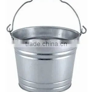 Galvanized Household Metal Garden Bucket With Handle thumbnail-2