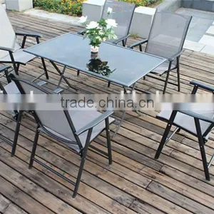 Promotion Garden Folding Table and Chair Furniture Set Patio Sling Furniture Set thumbnail-1