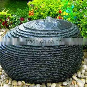 Small Garden Stone Waterfall Designs Like Egg thumbnail-1