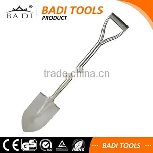 32 Inch BADI Stainless Steel Garden Leaf Shovel With Long Handle thumbnail-1